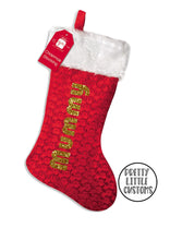 Load image into Gallery viewer, Personalised Christmas Stocking - family set