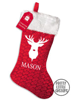 Load image into Gallery viewer, Personalised Christmas Stocking - Reindeer