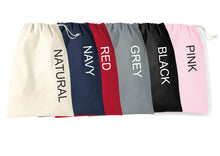Load image into Gallery viewer, Personalised Santa Sack Christmas Gift Bag for Custom Name comic book style