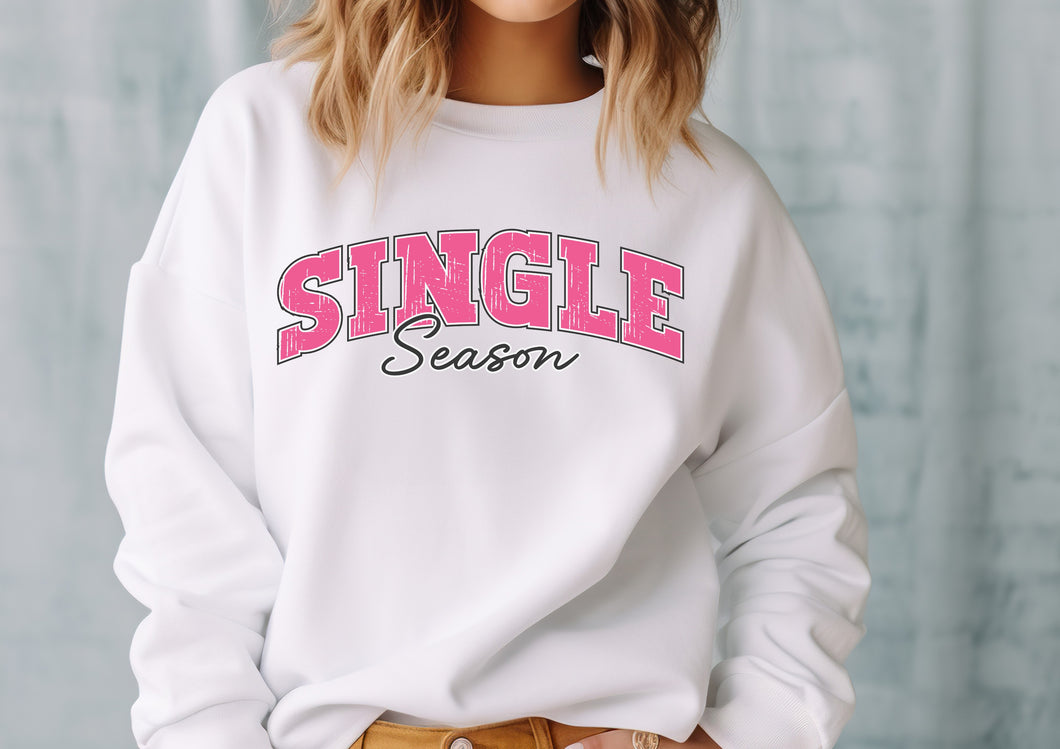 Single season retro style print Valentine's day sweater sweatshirt jumper