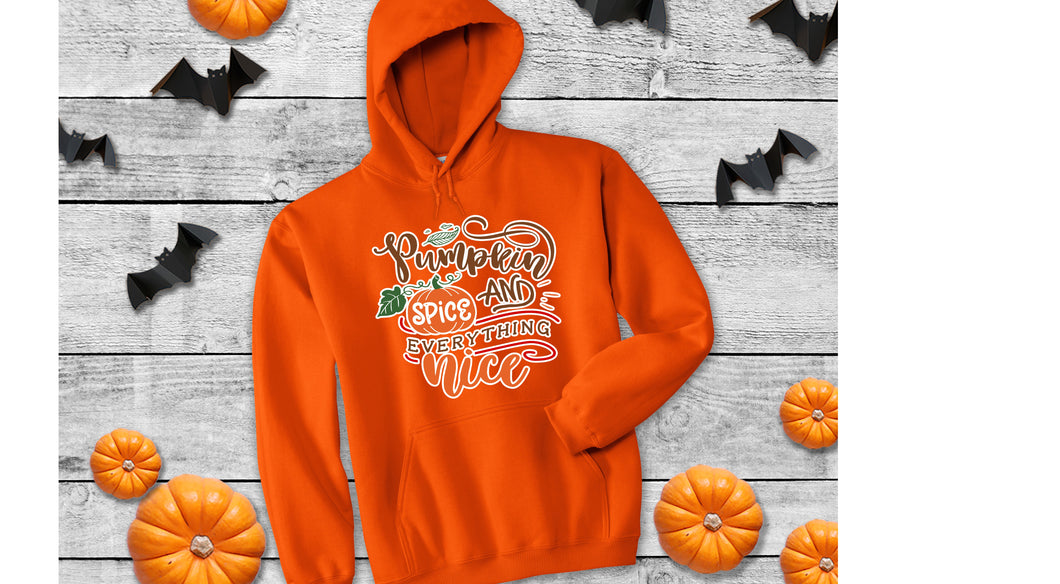 Pumpkin spice and everything nice - orange hoody