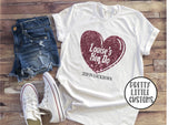 Personalised (Your Name)'s hen do, 2020 in lockdown commemorative print t-shirt