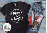 Mum of Boys print t-shirt