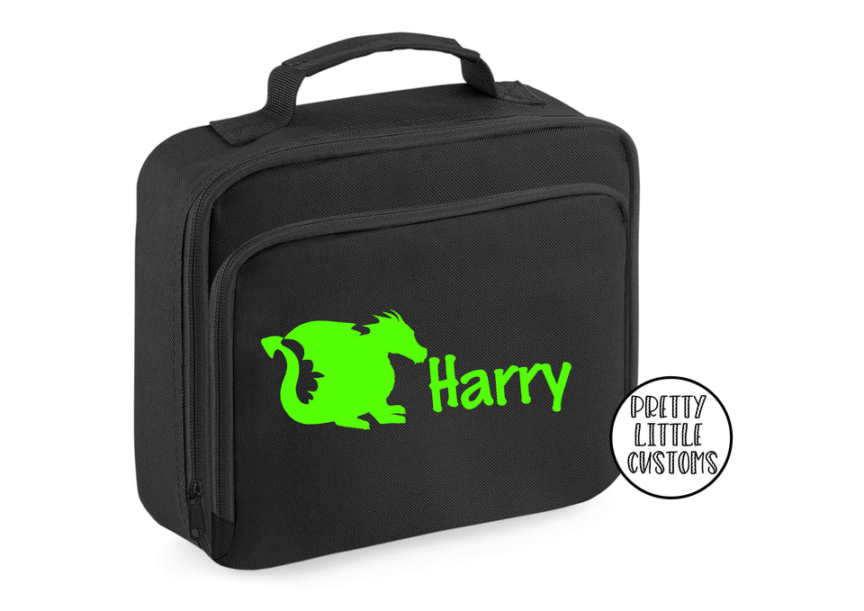 Personalised kids name lunch bag - Dragon