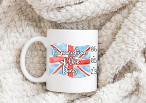 King's Coronation 2023 keepsake print mug - Union Jack flag