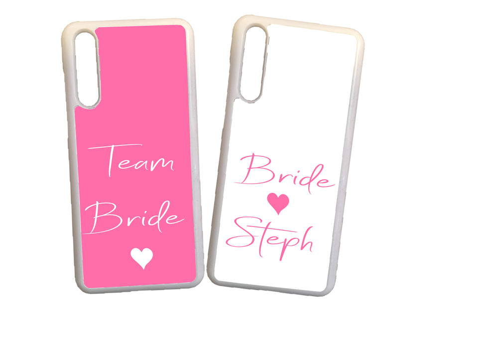 Personalised Hen Party  Bride  (your name) / Team Bride design Phone Cover