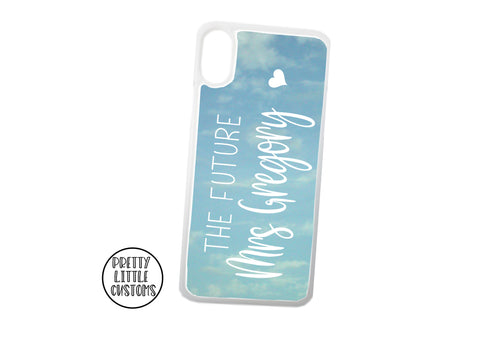 Personalised the Future Mrs (your name) Phone Cover - sky