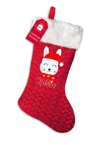 Personalised Pet Christmas Stocking - bunny, rabbit