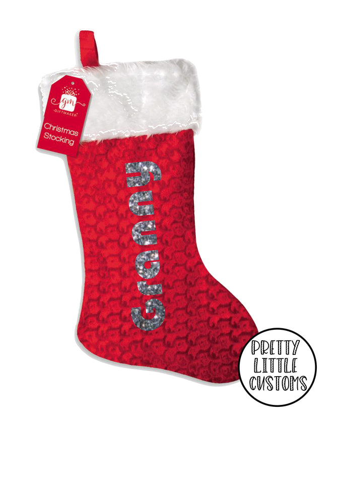 Personalised Christmas Stocking - family set