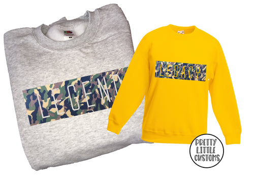 Legend & Legacy Father's Day sweater set - camo