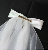 PRE ORDER - Personalised future Mrs (Your Name)  hen party veil - bow
