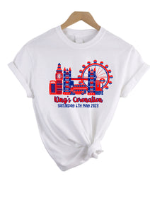 King's Coronation keepsake print t-shirt - London (kids & adult sizes)
